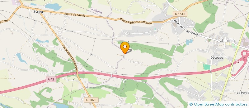 localisation de l'entreprise SCI DE LA VIE DE CORDON  CHIMILIN