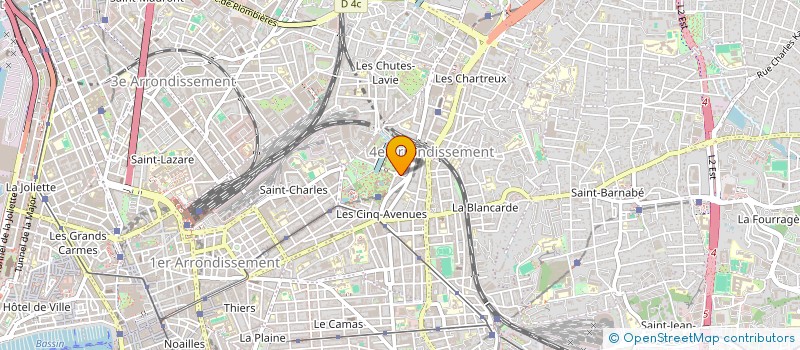 localisation de l'entreprise SCI DE LA VIEILLE CHARITE à MARSEILLE