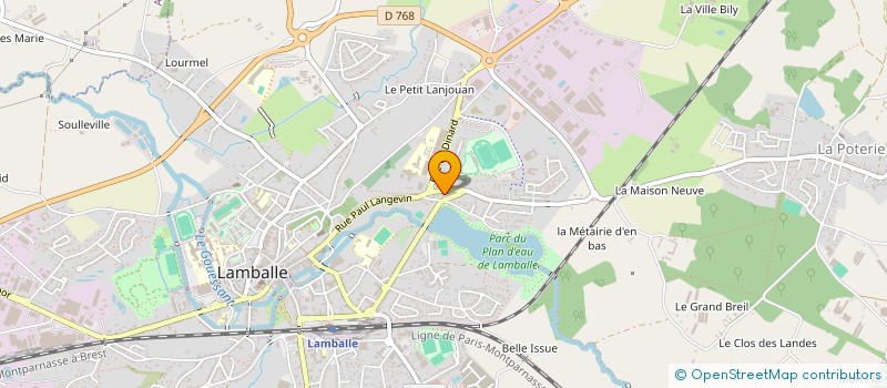 localisation de l'entreprise SCI DE LA VIEILLE COTE  LAMBALLE-ARMOR