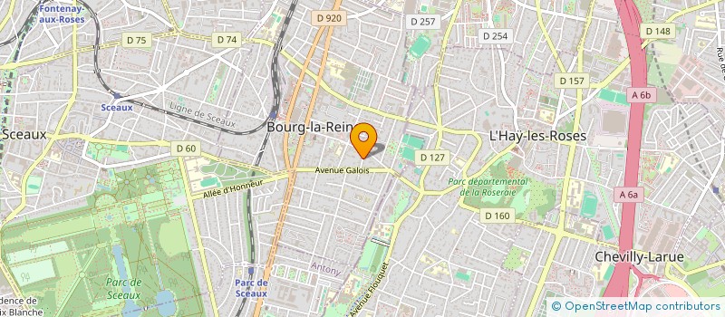 localisation de l'entreprise SCI DE LA VIEILLE EGLISE à BOURG-LA-REINE