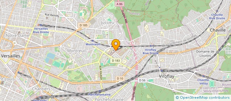 localisation de l'entreprise SCI DE LA VIEILLE EGLISE à VERSAILLES