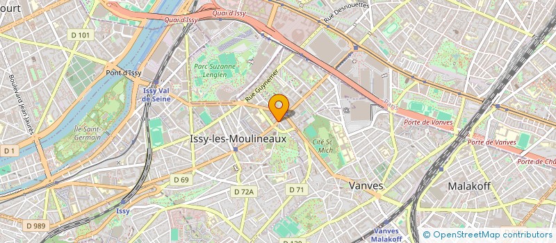 localisation de l'entreprise SCI DE LA VIEILLE FONTAINE à ISSY-LES-MOULINEAUX
