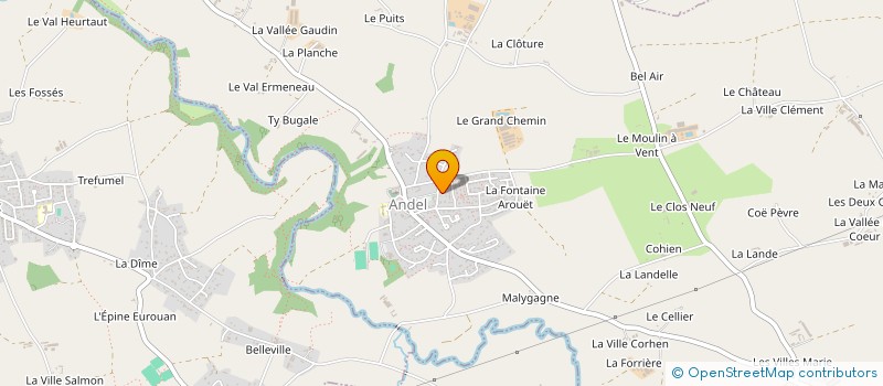 localisation de l'entreprise SCI DE LA VIEILLE FORGE  ANDEL