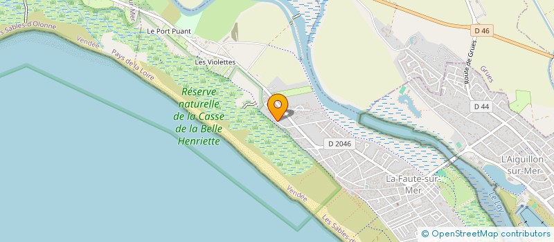 localisation de l'entreprise SCI DE LA VIEILLE PRISE  L'AIGUILLON-LA-PRESQU'ILE