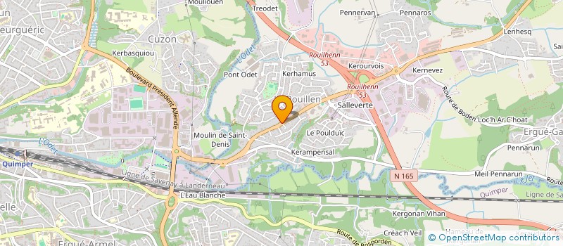 localisation de l'entreprise SCI DE LA VIEILLE RENOMMEE  ERGUE-GABERIC