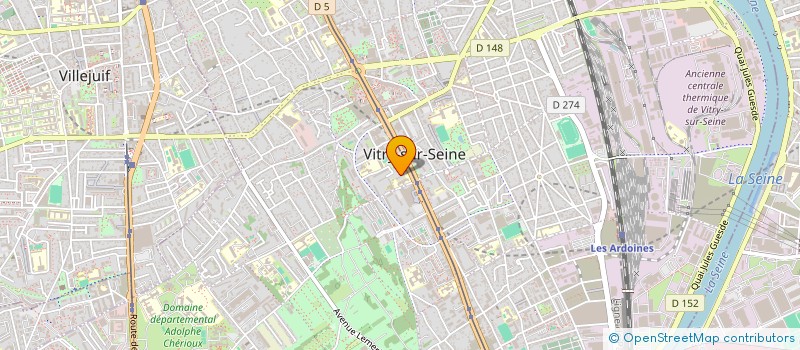 localisation de l'entreprise SCI DE LA VIEILLE VIGNE  VITRY-SUR-SEINE