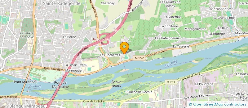 localisation de l'entreprise SCI DE LA VIELLE à ROCHECORBON