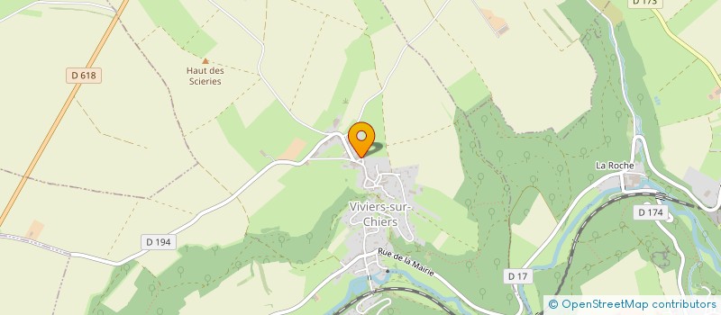 localisation de l'entreprise SCI DE LA VIELLE FERME  VIVIERS-SUR-CHIERS