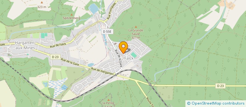 localisation de l'entreprise SCI DE LA VIENNE  FALCK