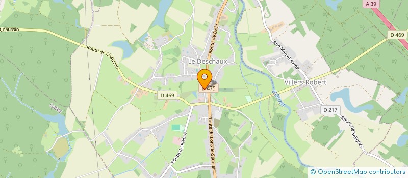 localisation de l'entreprise SCI DE LA VIERGE  LE DESCHAUX