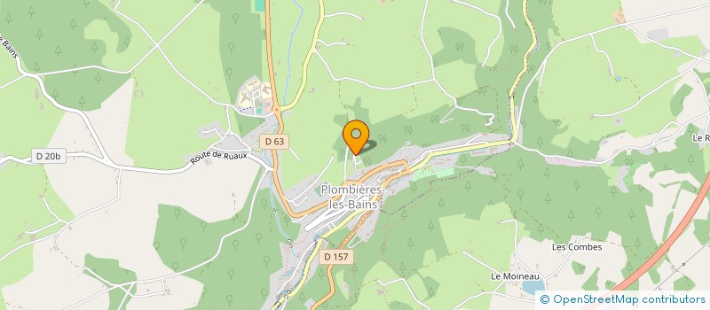 localisation de l'entreprise SCI DE LA VIERGE  PLOMBIERES-LES-BAINS