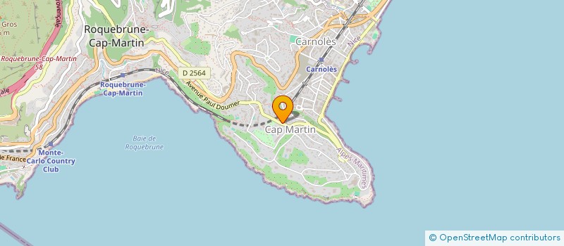 localisation de l'entreprise SCI DE LA VIGIE  ROQUEBRUNE-CAP-MARTIN