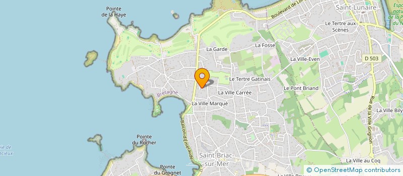 localisation de l'entreprise SCI DE LA VIGNE  SAINT-BRIAC-SUR-MER