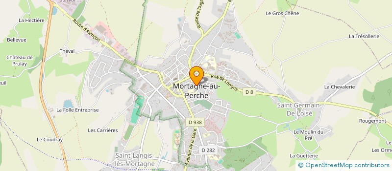 localisation de l'entreprise SCI DE LA VIGNE à MORTAGNE-AU-PERCHE