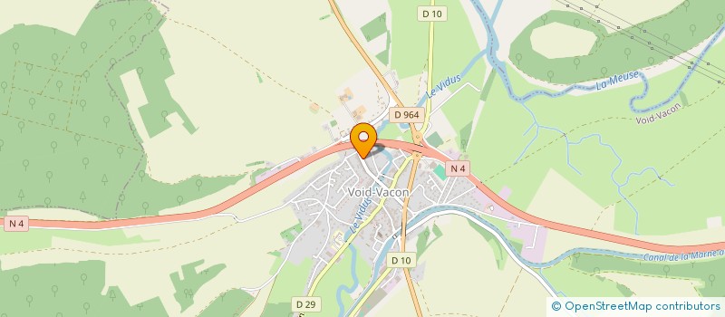 localisation de l'entreprise SCI DE LA VIGNE à VOID-VACON