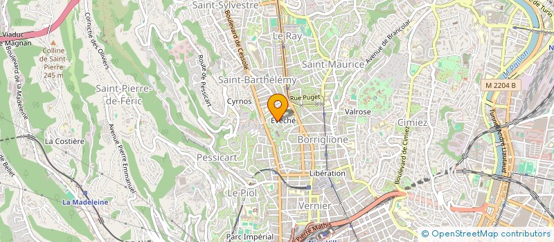 localisation de l'entreprise SCI DE LA VILLA DOLLY à NICE