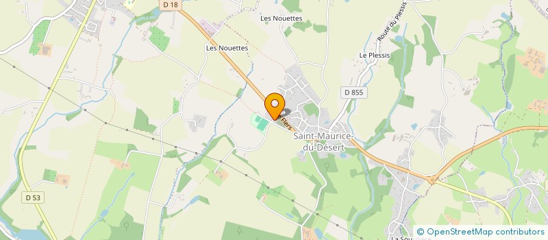 localisation de l'entreprise SCI DE LA VILLA DU FOURNEAU à SAINT-PATRICE-DU-DESERT