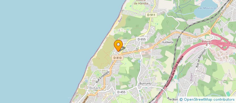 localisation de l'entreprise SCI DE LA VILLA ETCHE SENTA à BIDART