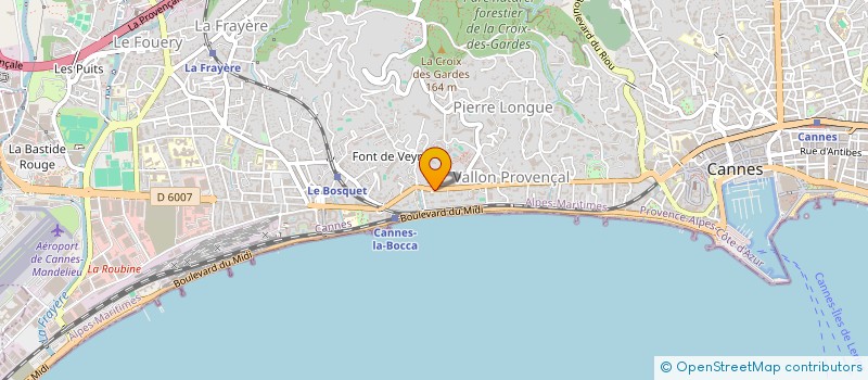 localisation de l'entreprise SCI DE LA VILLA PRIMAVERINA à CANNES
