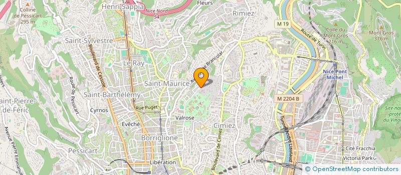 localisation de l'entreprise SCI DE LA VILLA THEODORA à NICE