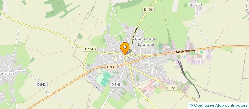 localisation de l'entreprise SCI DE LA VILLE  CREVECUR-LE-GRAND