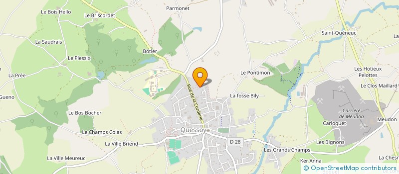 localisation de l'entreprise SCI DE LA VILLE BONNE à QUESSOY