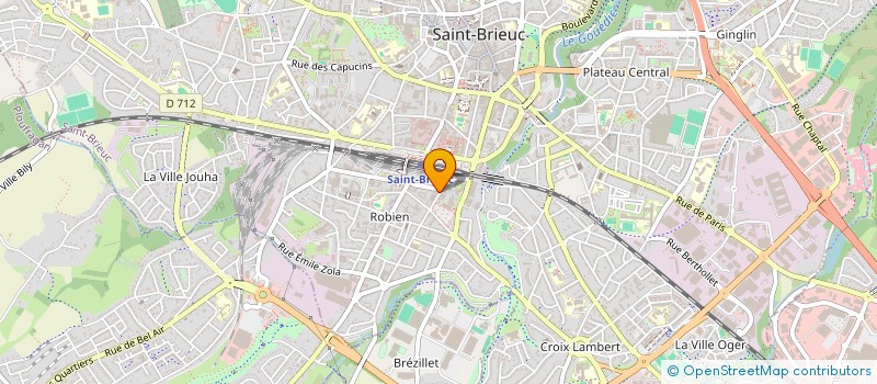 localisation de l'entreprise SCI DE LA VILLE COQUEN  PLEDRAN