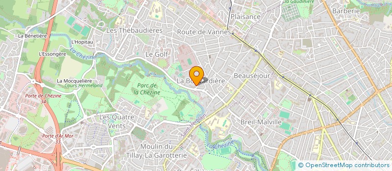 localisation de l'entreprise SCI DE LA VILLE EN PIERRE  SAINT-HERBLAIN