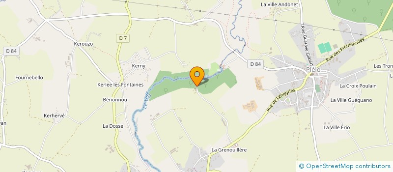 localisation de l'entreprise SCI DE LA VILLE GUERFAUT à PLELO