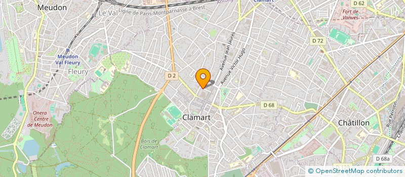 localisation de l'entreprise SCI DE LA VILLE HALGAND à CLAMART