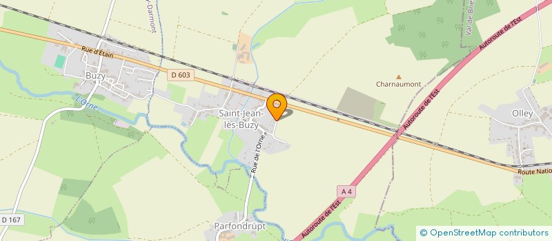 localisation de l'entreprise SCI DE LA VILLE HAUTE à SAINT-JEAN-LES-BUZY