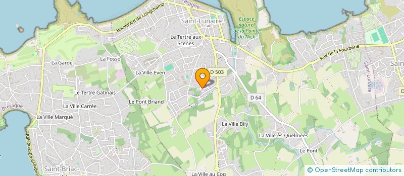 localisation de l'entreprise SCI DE LA VILLE MAHE  SAINT-LUNAIRE