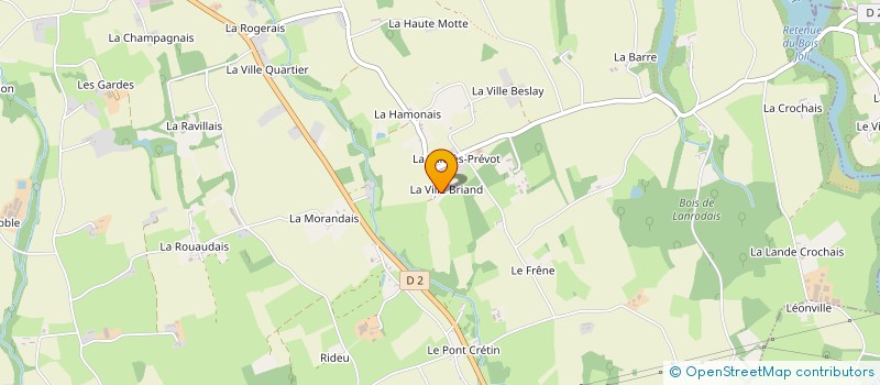 localisation de l'entreprise SCI DE LA VILLE MALARD  BEAUSSAIS-SUR-MER