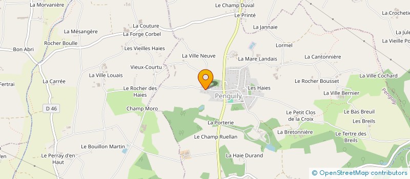 localisation de l'entreprise SCI DE LA VILLE MORIN  LAMBALLE-ARMOR