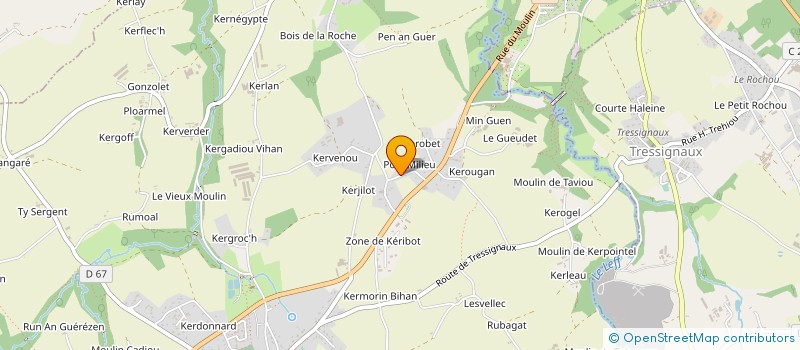 localisation de l'entreprise SCI DE LA VILLE PIERRE  GOMMENEC'H