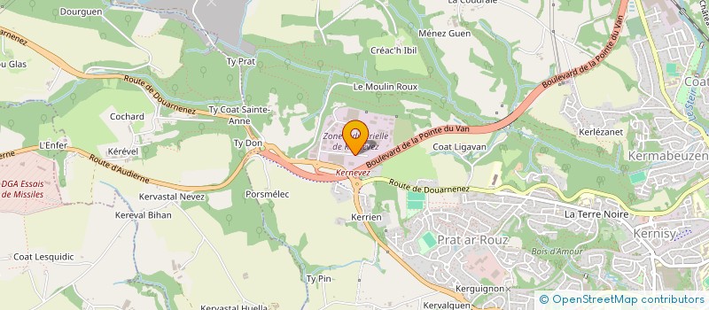 localisation de l'entreprise SCI DE LA VILLENEUVE à AURAY