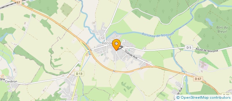 localisation de l'entreprise SCI DE LA VILLENEUVE  LE MOUTHEROT