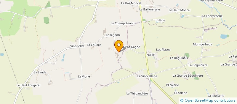 localisation de l'entreprise SCI DE LA VILLORTAY  BAIS