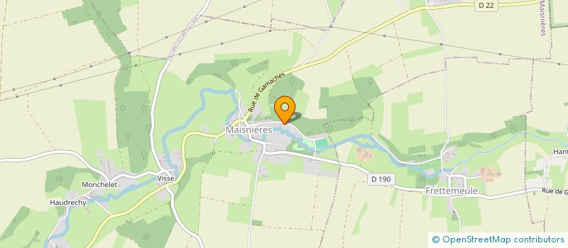 localisation de l'entreprise SCI DE LA VIMEUSE  MAISNIERES