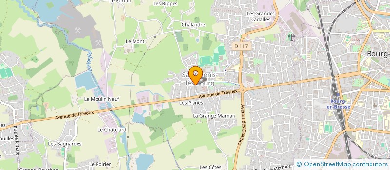 localisation de l'entreprise SCI DE LA VIOLE  SAINT-DENIS-LES-BOURG