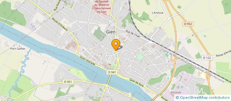 localisation de l'entreprise SCI DE LA VIOLETTE à GIEN