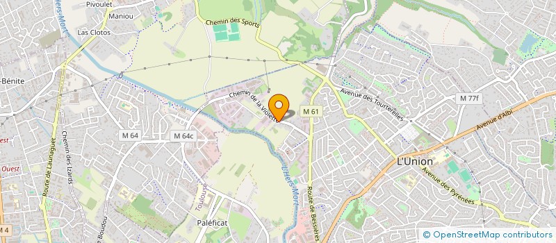 localisation de l'entreprise SCI DE LA VIOLETTE à L'UNION
