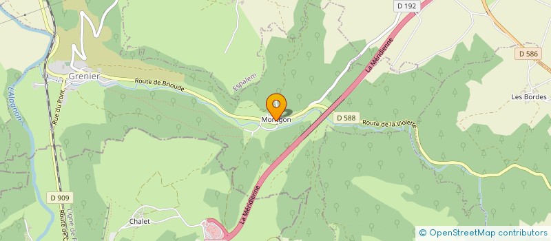 localisation de l'entreprise SCI DE LA VIOLETTE  GRENIER-MONTGON