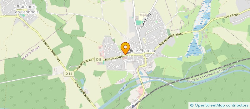 localisation de l'entreprise SCI DE LA VIONNE  ANIZY-LE-GRAND