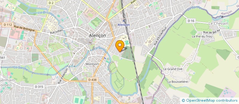 localisation de l'entreprise SCI DE LA VISITATION à ALENCON