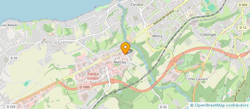 localisation de l'entreprise SCI DE LA VISITATION à THONON-LES-BAINS