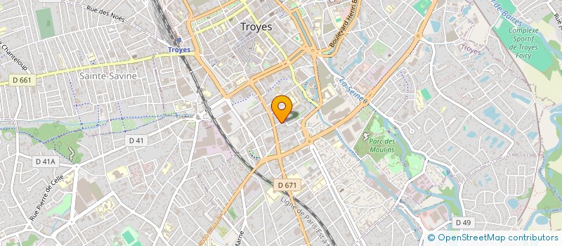 localisation de l'entreprise SCI DE LA VISITATION à TROYES