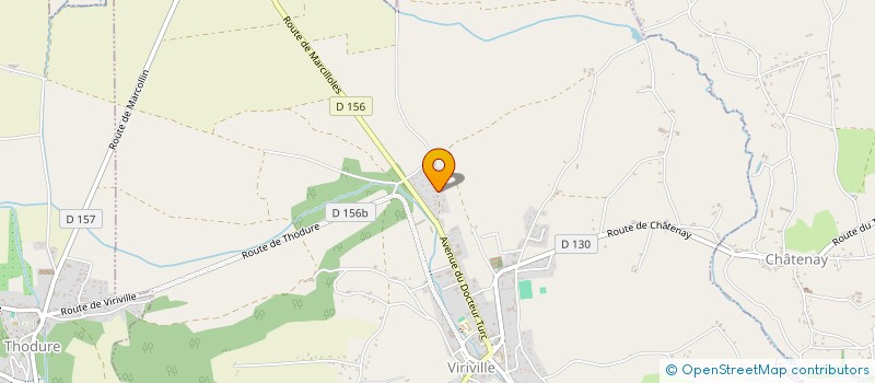 localisation de l'entreprise SCI DE LA VIVET  VIRIVILLE