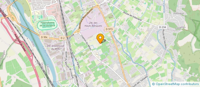 localisation de l'entreprise SCI DE LA VOGUETTE  CAVAILLON