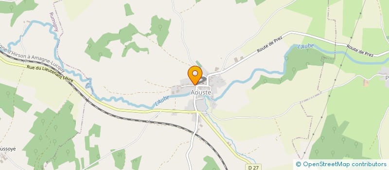 localisation de l'entreprise SCI DE LA VOIE DES SACRES  AOUSTE